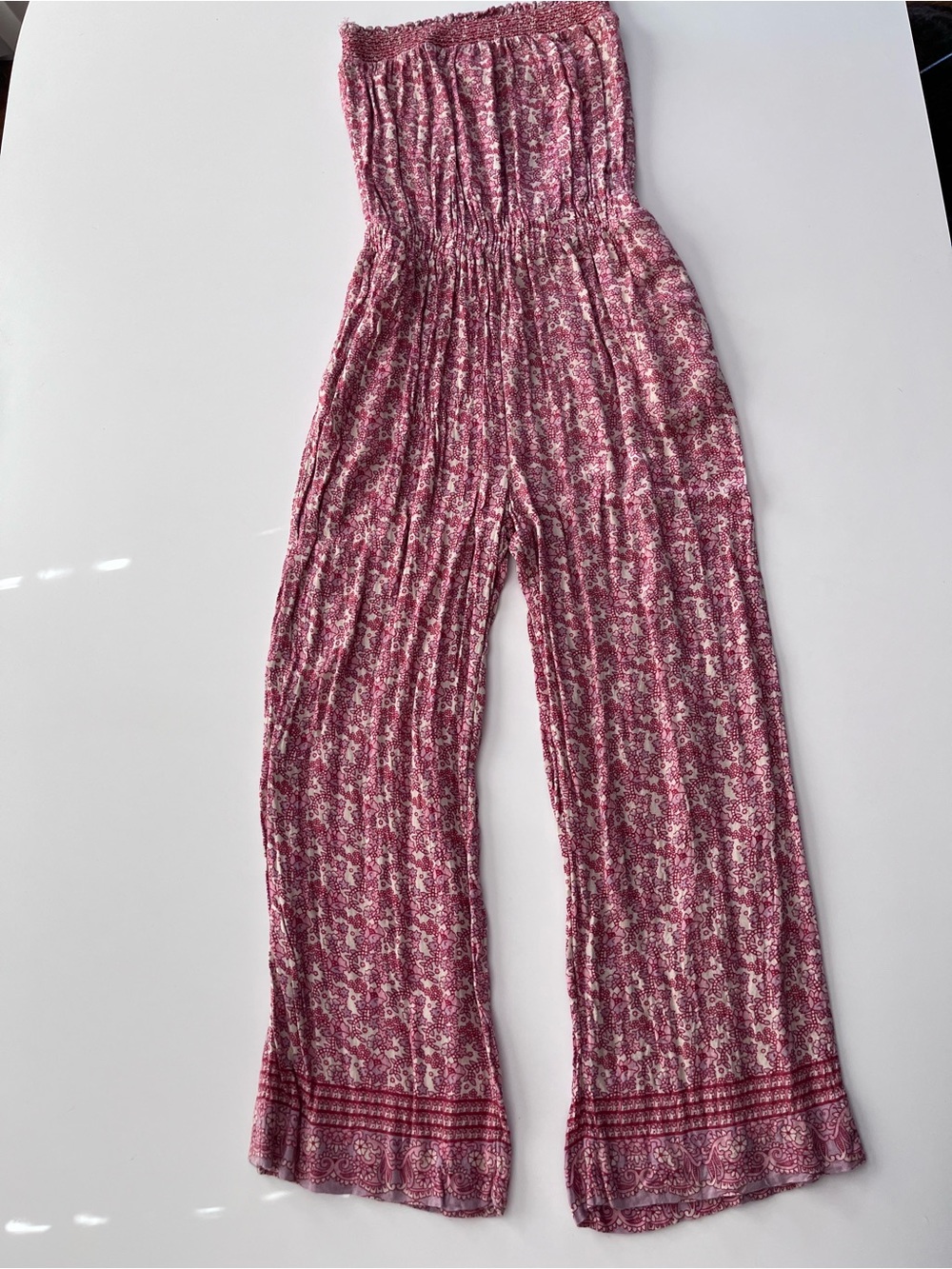 Faherty Floral Jumpsuit